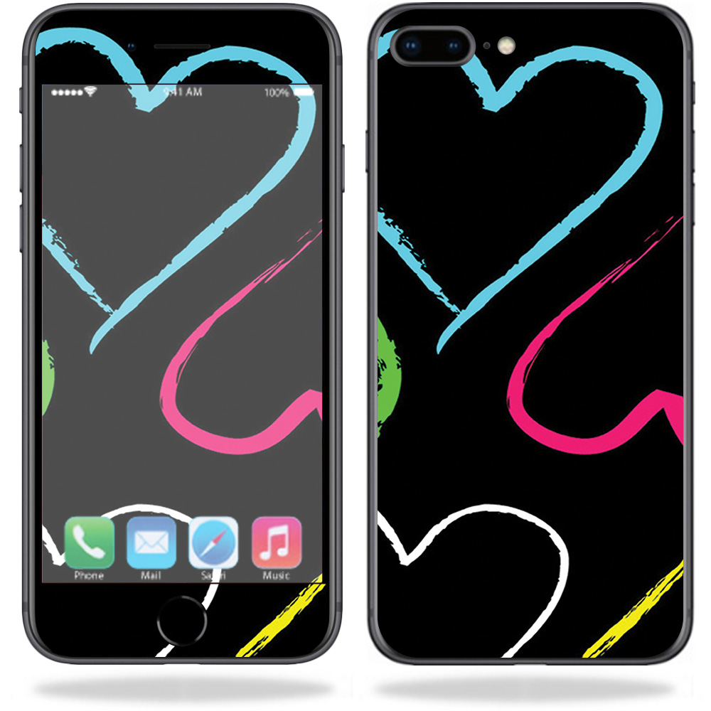APIPH8PL-Hearts Skin for Apple iPhone 8 Plus - Hearts -  MightySkins