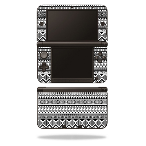 NI3DSXL-Black Aztec Skin for Nintendo 3DS XL - Black Aztec -  MightySkins