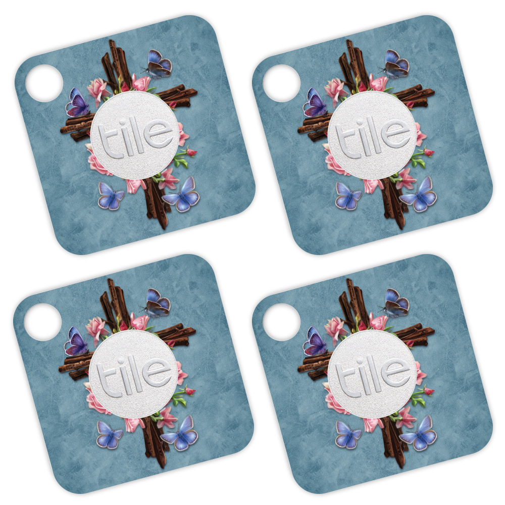 Picture of MightySkins TILEMATE-Rose Cross Skin for Tile Mate - Rose Cross