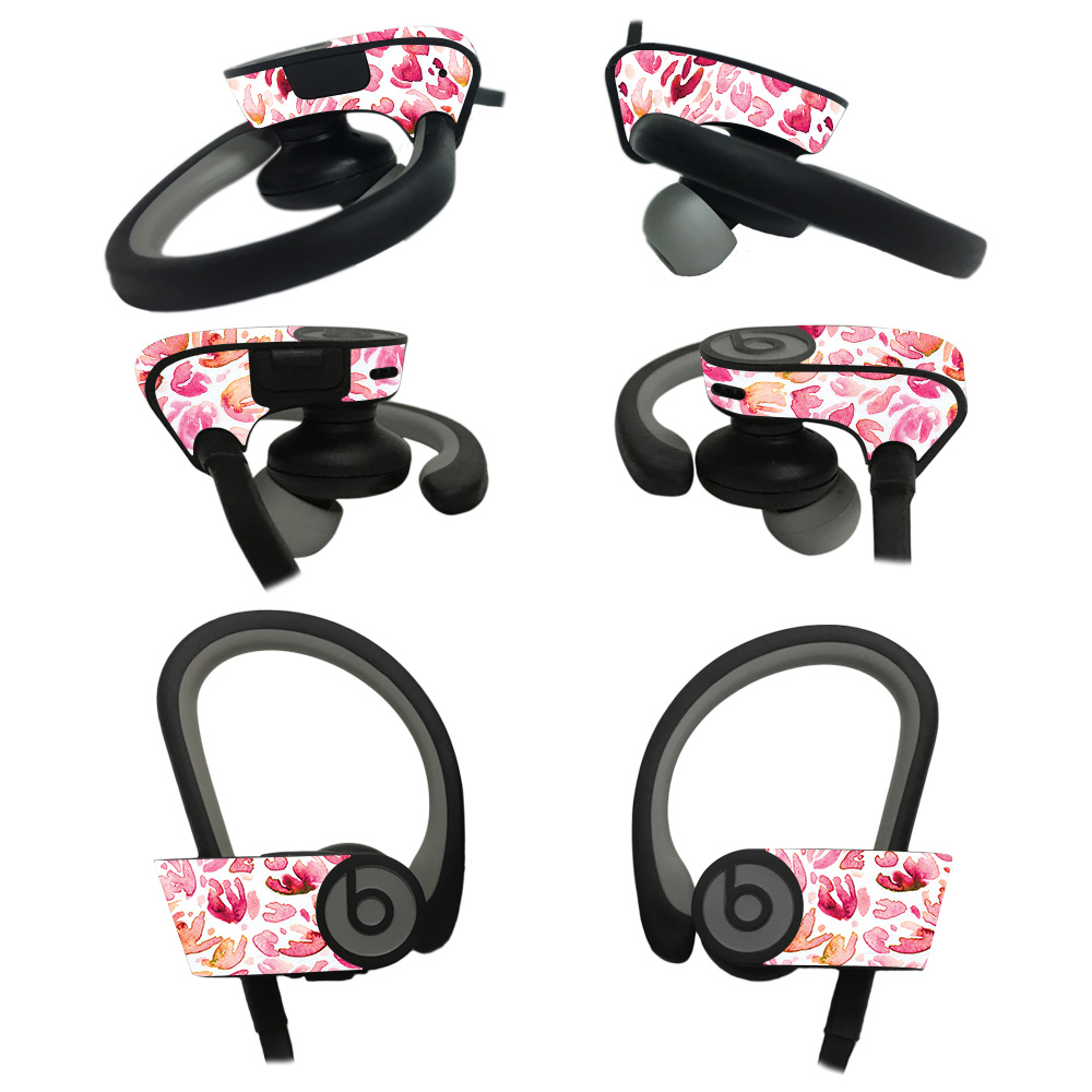 BEPOB2-Pink Petals Skin for Beats Powerbeats2 Headphones - Pink Petals -  MightySkins