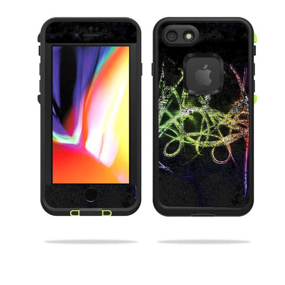 LIFIP8-neon Skin for Lifeproof Fre for iPhone SE 2020 7 & 8 - Neon -  MightySkins