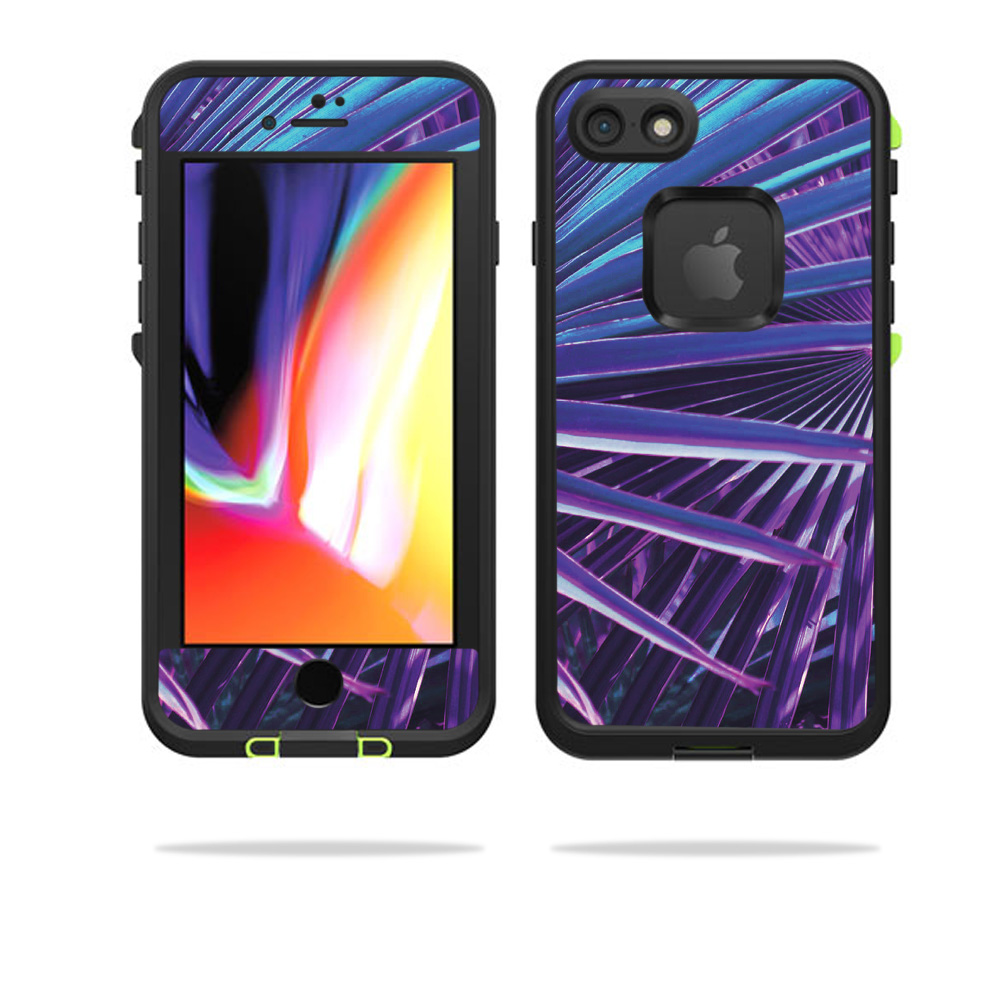 LIFIP8-neon palms Skin for Lifeproof Fre for iPhone SE 2020 7 & 8 - Neon Palms -  MightySkins