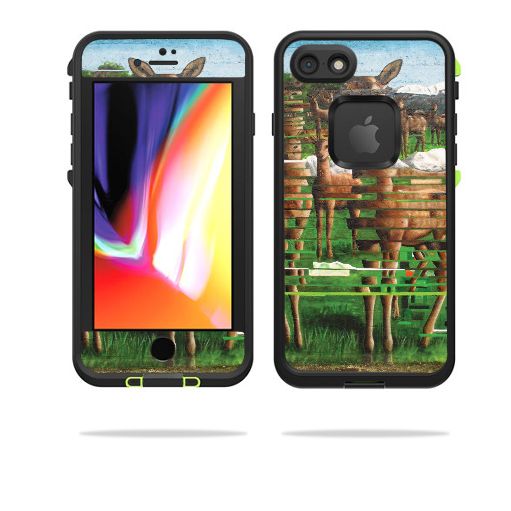 LIFIP8-oh deer Skin for Lifeproof Fre for iPhone SE 2020 7 & 8 - Oh Deer -  MightySkins
