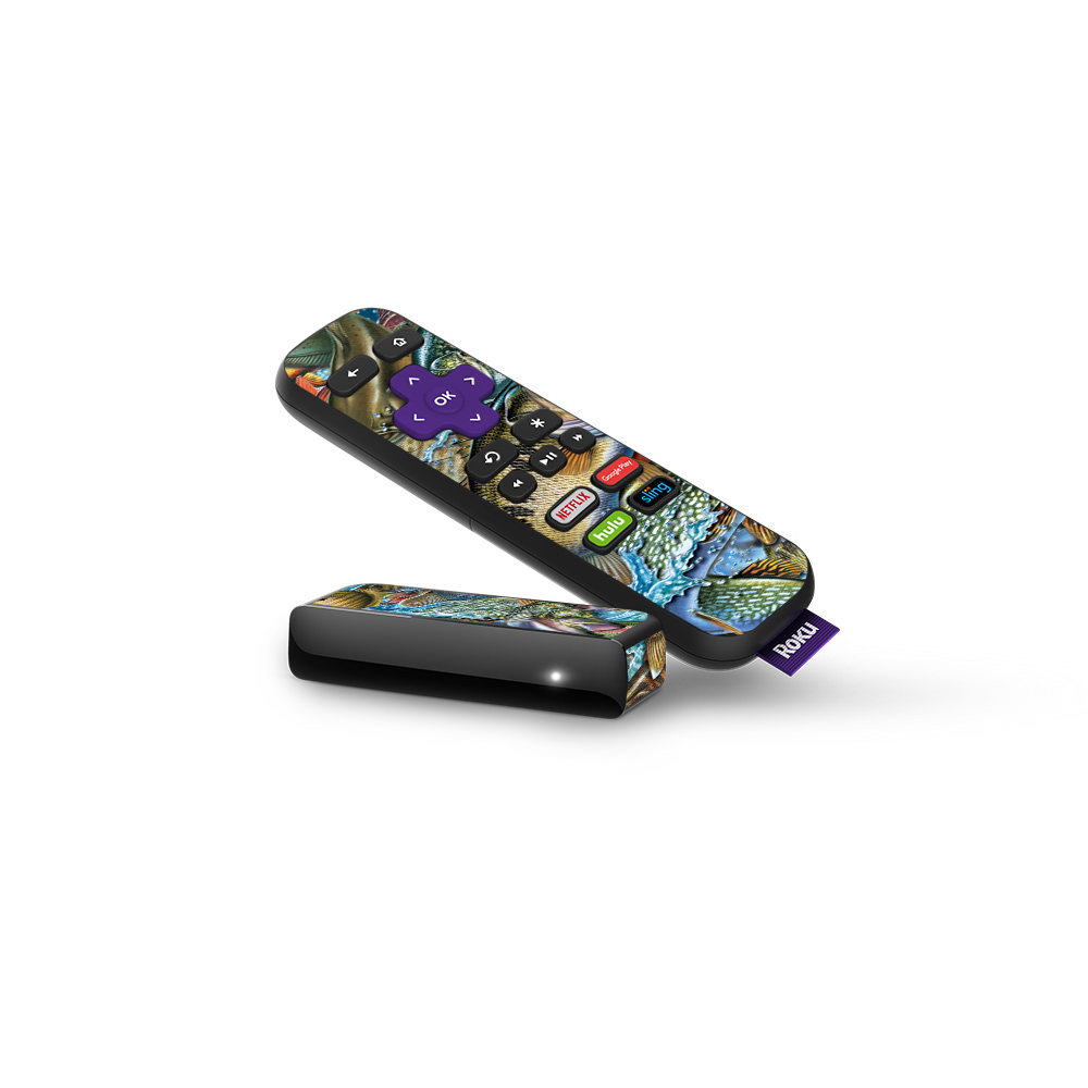 ROEXP-Action Fish Puzzle Skin for Roku Express Remote - Action Fish Puzzle -  MightySkins
