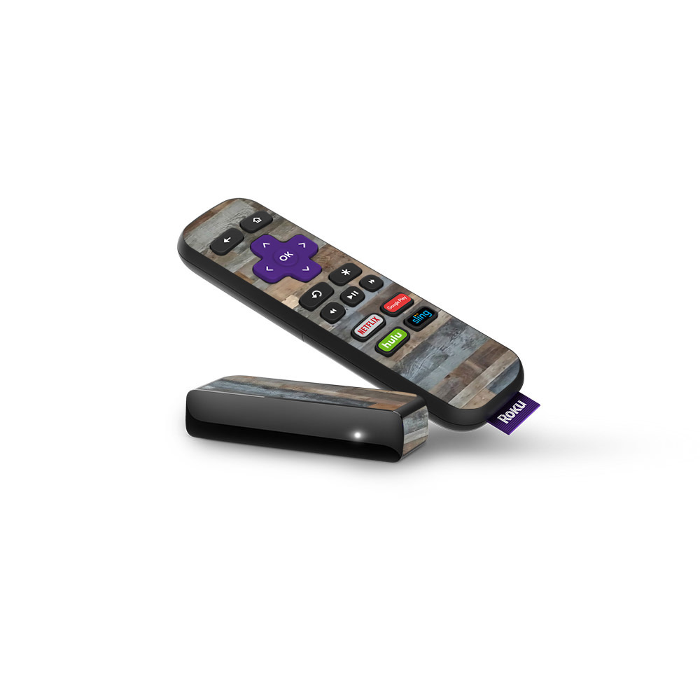 ROEXP-Gray Wood Skin for Roku Express Remote - Gray Wood -  MightySkins