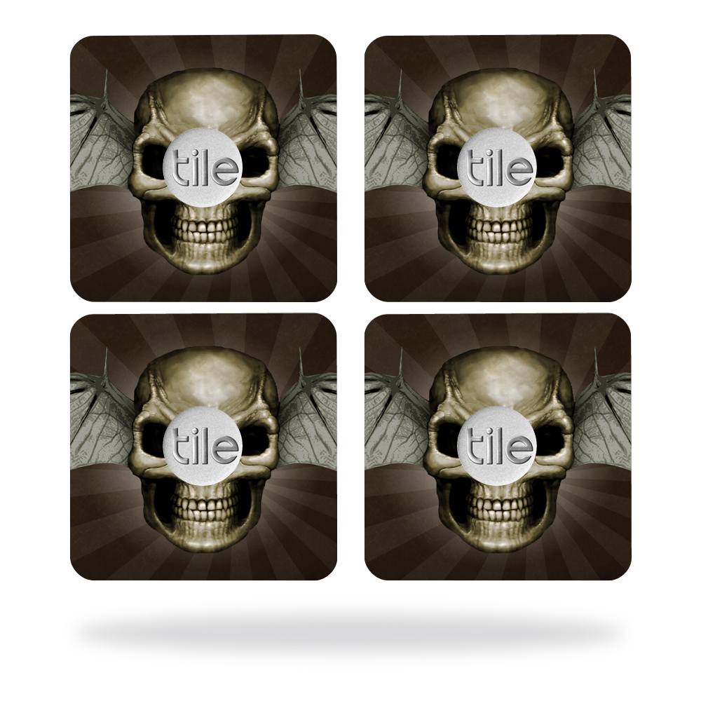 Picture of MightySkins TILESL2-Skeletor Skin for Tile Slim Key Finder Wrap Cover - Skeletor - Pack of 4