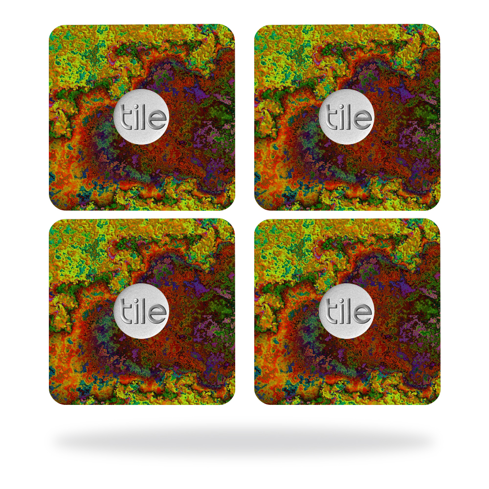 Picture of MightySkins TILESL2-Rust Skin for Tile Slim Key Finder Wrap Cover - Rust - Pack of 4