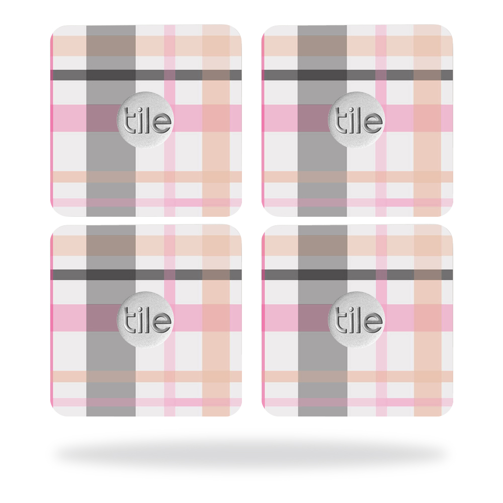Picture of MightySkins TILESL2-Plaid Skin for Tile Slim Key Finder Wrap Cover - Plaid - Pack of 4