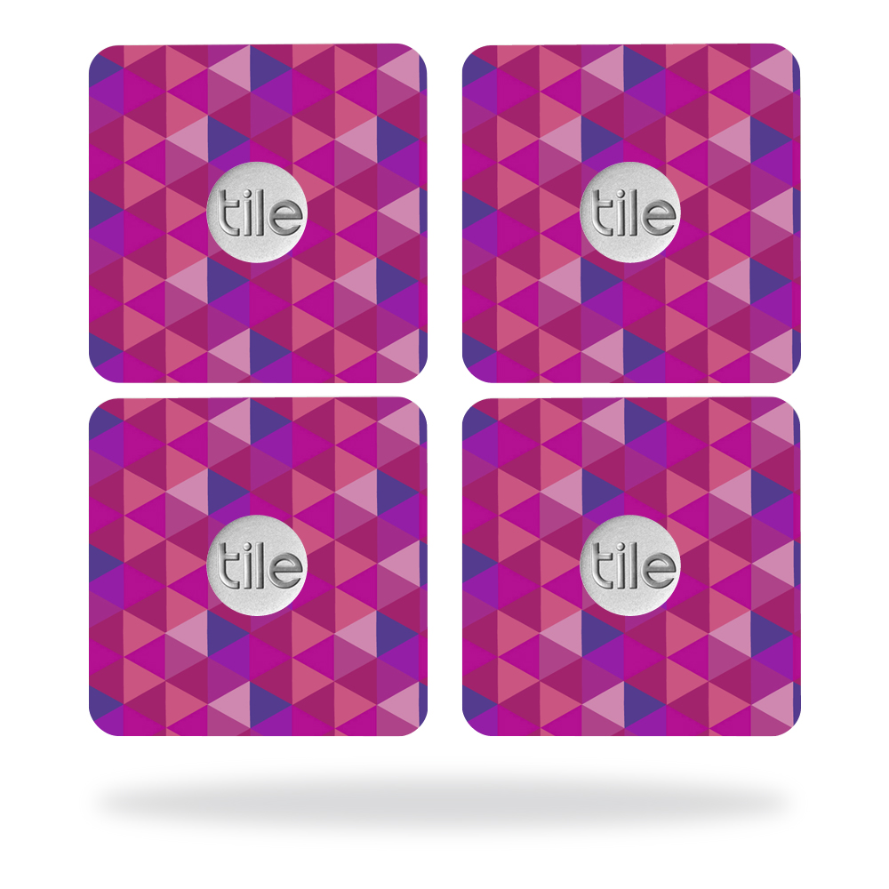 Picture of MightySkins TILESL2-Pink Kaleidoscope Skin for Tile Slim Key Finder Wrap Cover - Pink Kaleidoscope - Pack of 4