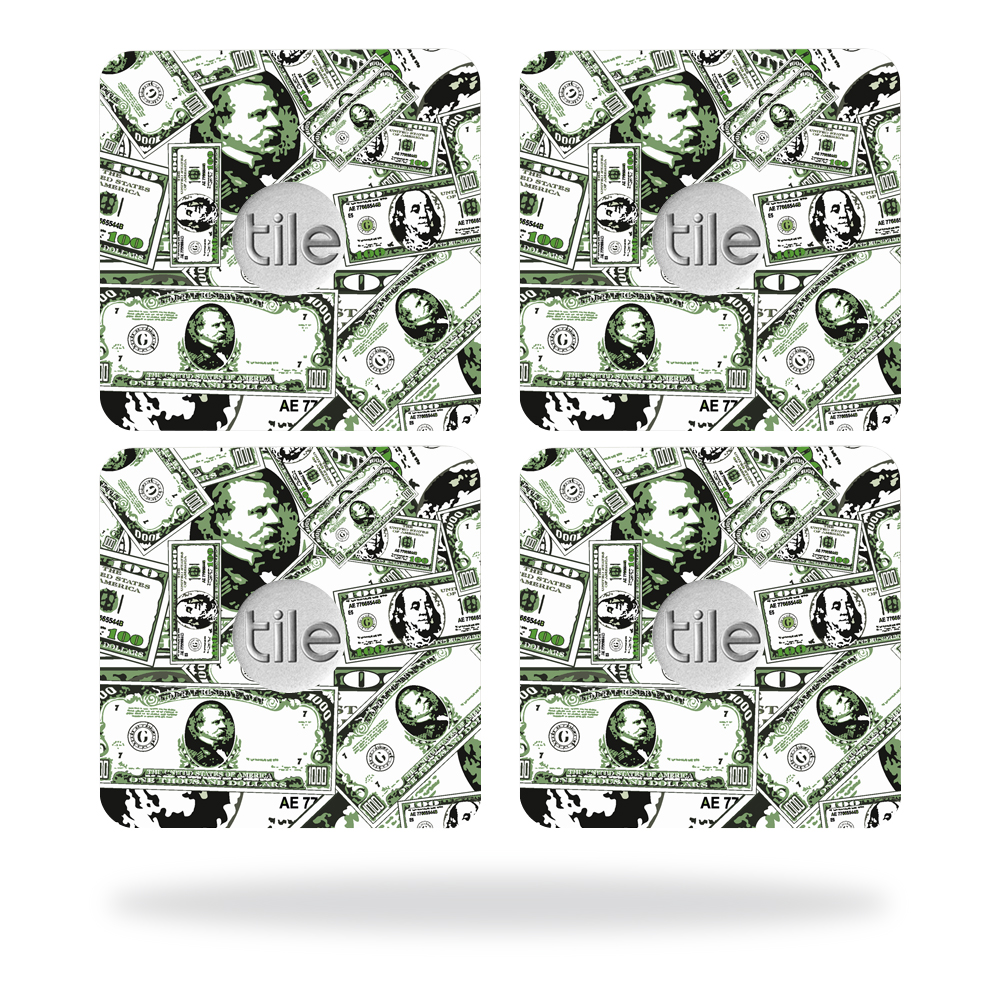 Picture of MightySkins TILESL2-Phat Cash Skin for Tile Slim Key Finder Wrap Cover - Phat Cash - Pack of 4
