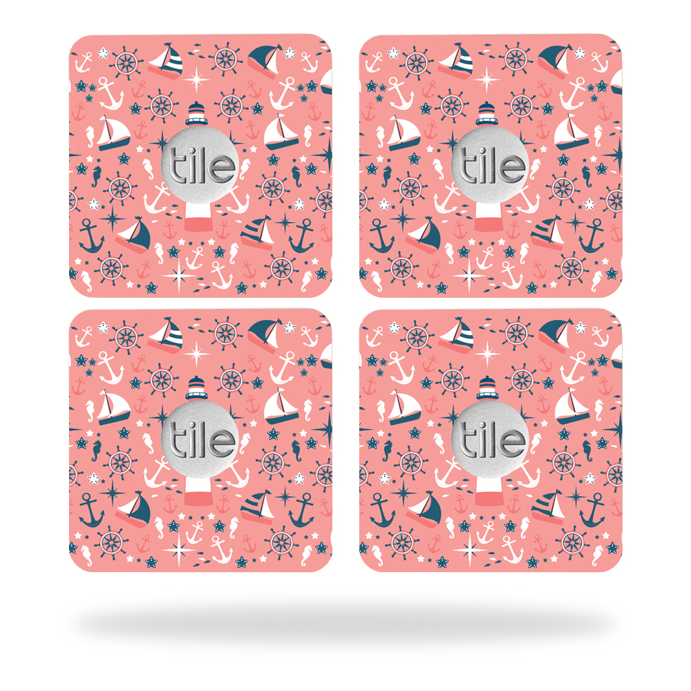 Picture of MightySkins TILESL2-Nautical Dream Skin for Tile Slim Key Finder Wrap Cover - Nautical Dream - Pack of 4