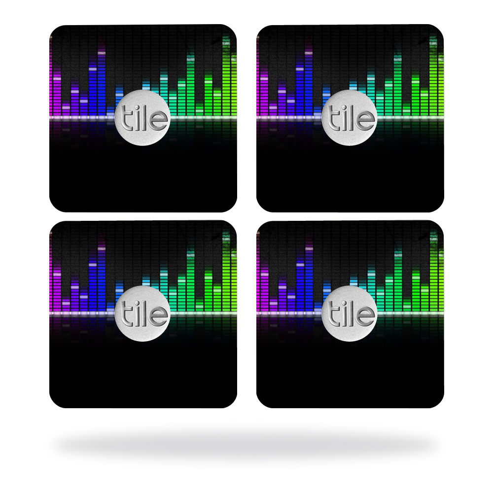 Picture of MightySkins TILESL2-Keep The Beat Skin for Tile Slim Key Finder Wrap Cover - Keep the Beat - Pack of 4