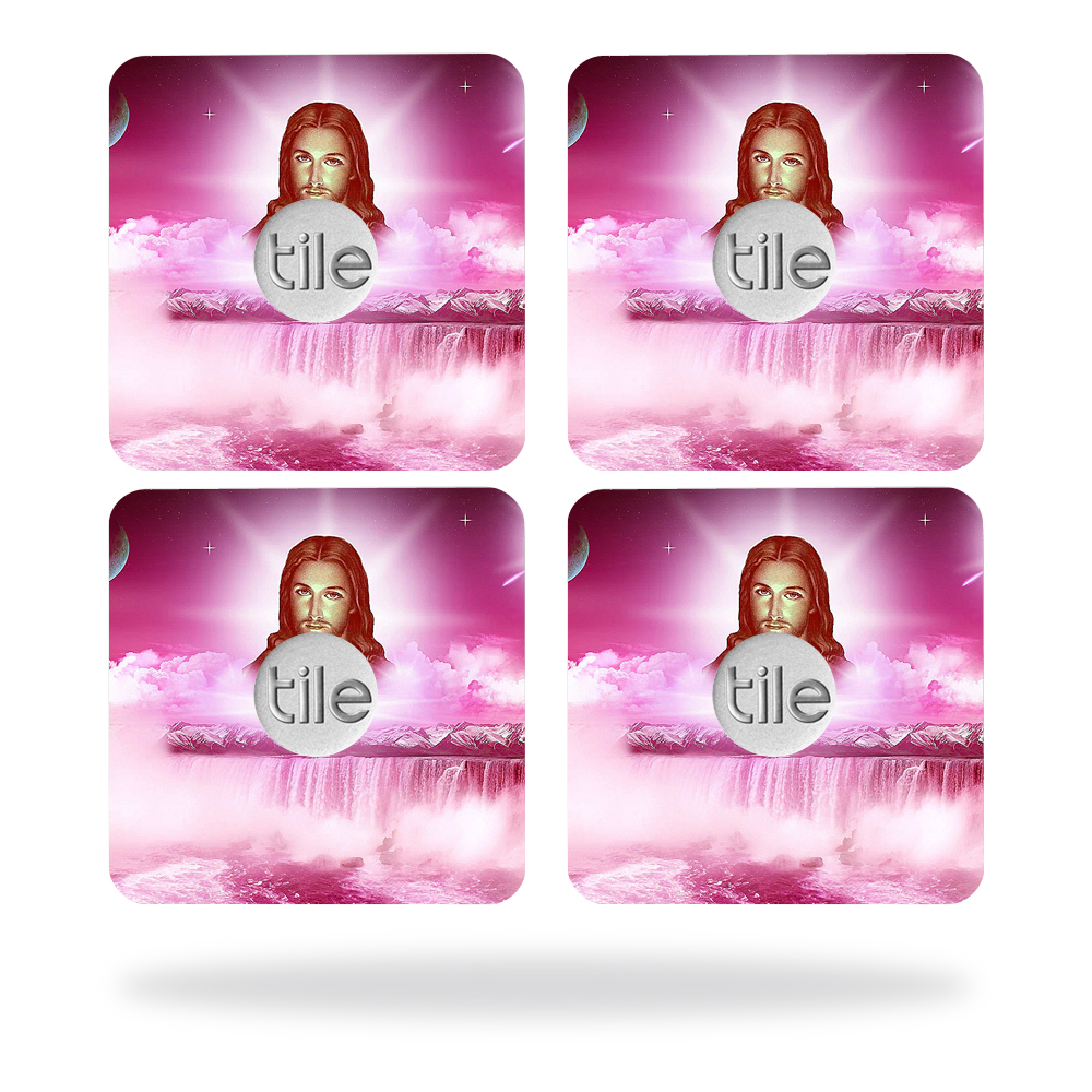 Picture of MightySkins TILESL2-Jesus Skin for Tile Slim Key Finder Wrap Cover - Jesus - Pack of 4