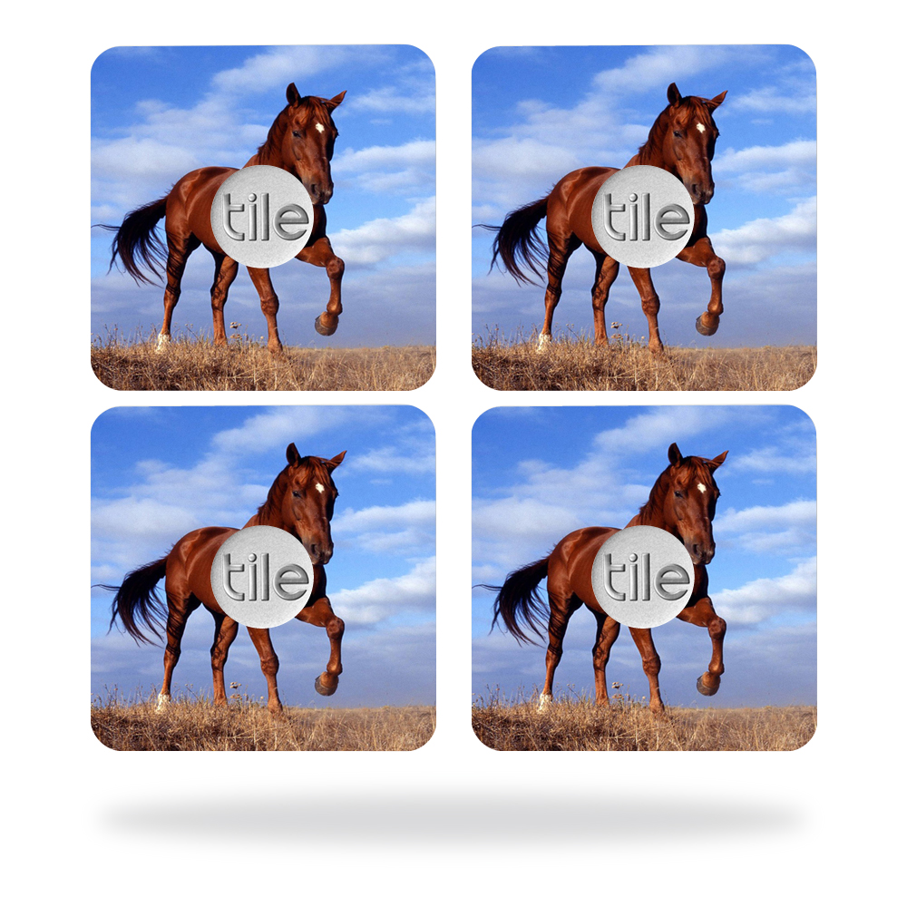 Picture of MightySkins TILESL2-Horse Skin for Tile Slim Key Finder Wrap Cover - Horse - Pack of 4