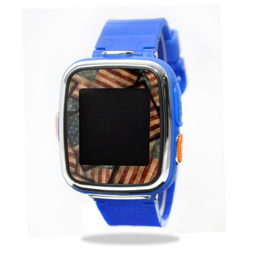 Picture of MightySkins VTKIDX-Vintage American Skin for Vtech Kidizoom Smartwatch DX Wrap Cover - Vintage American