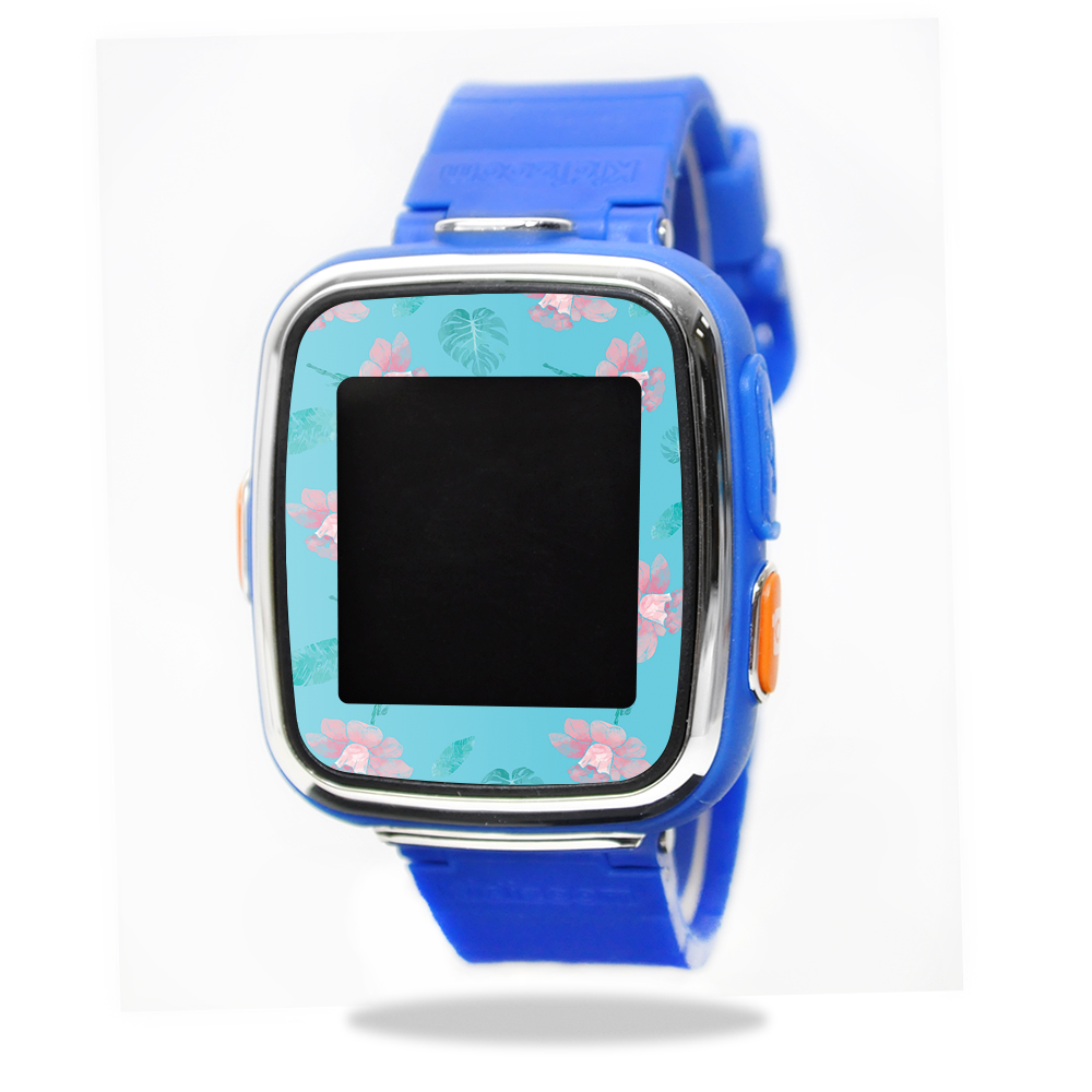 Picture of MightySkins VTKIDX-Water Flowers Skin for Vtech Kidizoom Smartwatch DX Wrap Cover - Water Flowers