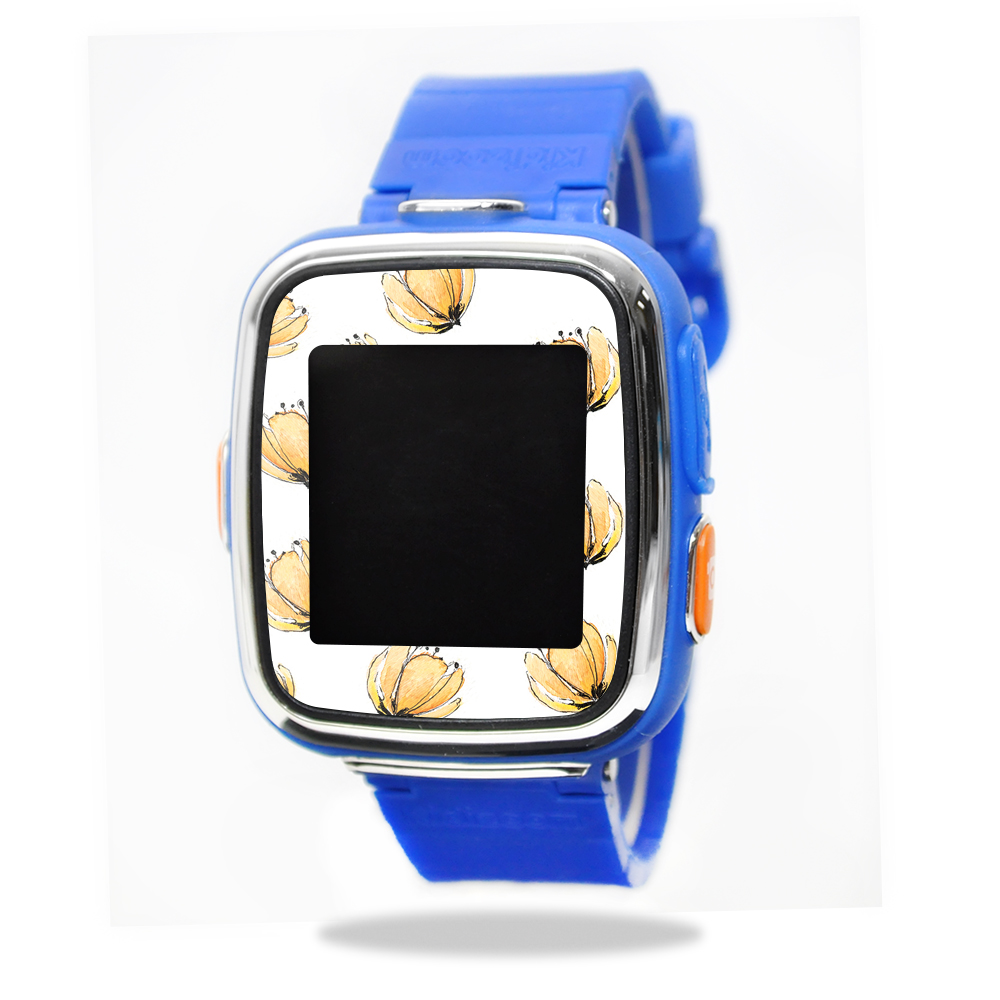 Picture of MightySkins VTKIDX-Yellow Poppy Skin for Vtech Kidizoom Smartwatch DX Wrap Cover - Yellow Poppy
