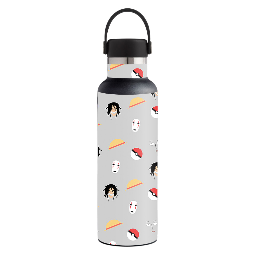 Picture of MightySkins HFST21-Anime Fan Skin for Hydro Flask 21 oz Standard Mouth - Anime Fan