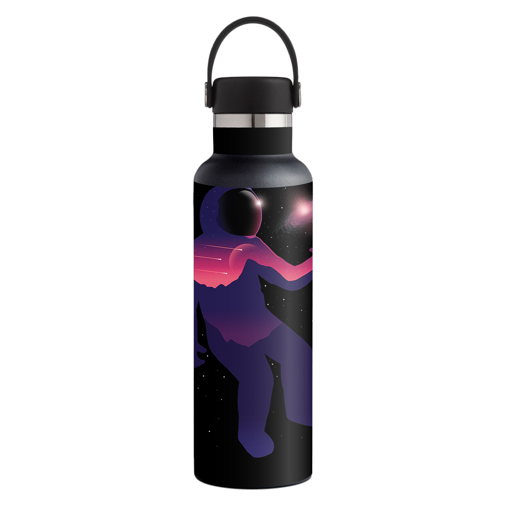 Picture of MightySkins HFST21-Astronaut Skin for Hydro Flask 21 oz Standard Mouth - Astronaut