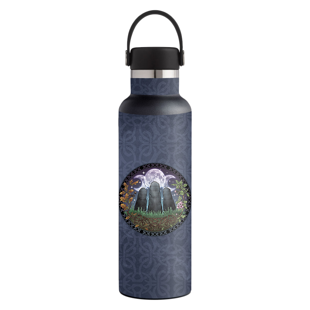 Picture of MightySkins HFST21-Awen Stones Skin for Hydro Flask 21 oz Standard Mouth - Awen Stones