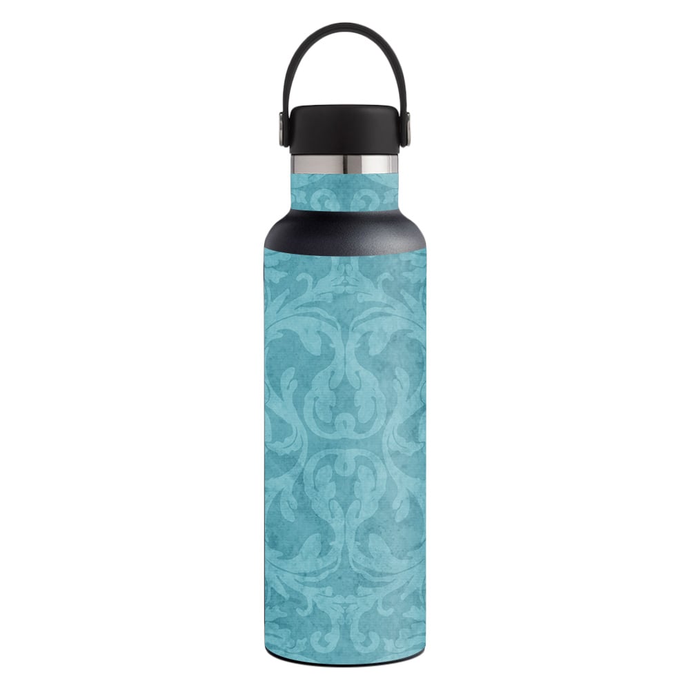 Picture of MightySkins HFST21-Baby Blue Jacquard Skin for Hydro Flask 21 oz Standard Mouth - Baby Blue Jacquard