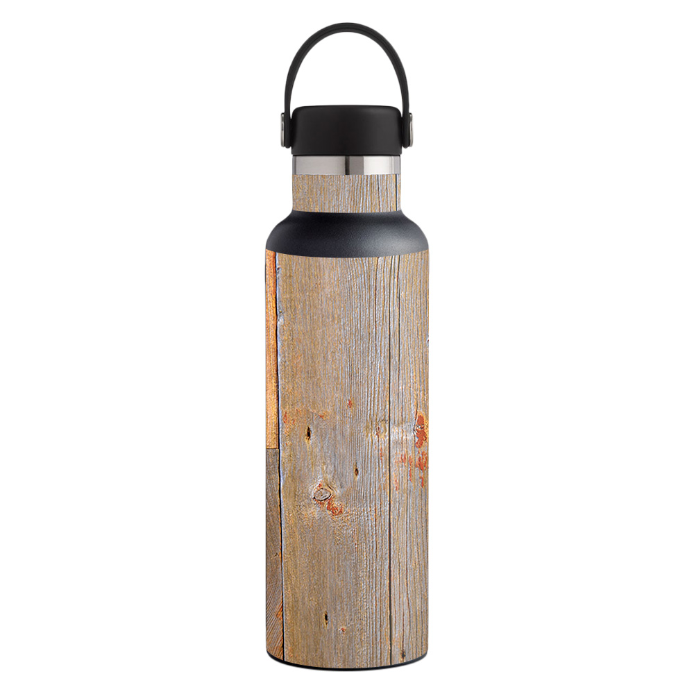 Picture of MightySkins HFST21-Barnwood Skin for Hydro Flask 21 oz Standard Mouth - Barnwood