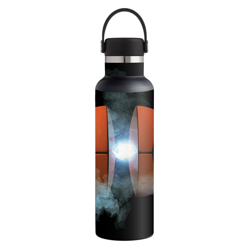 Picture of MightySkins HFST21-Basketball Orb Skin for Hydro Flask 21 oz Standard Mouth - Basketball Orb