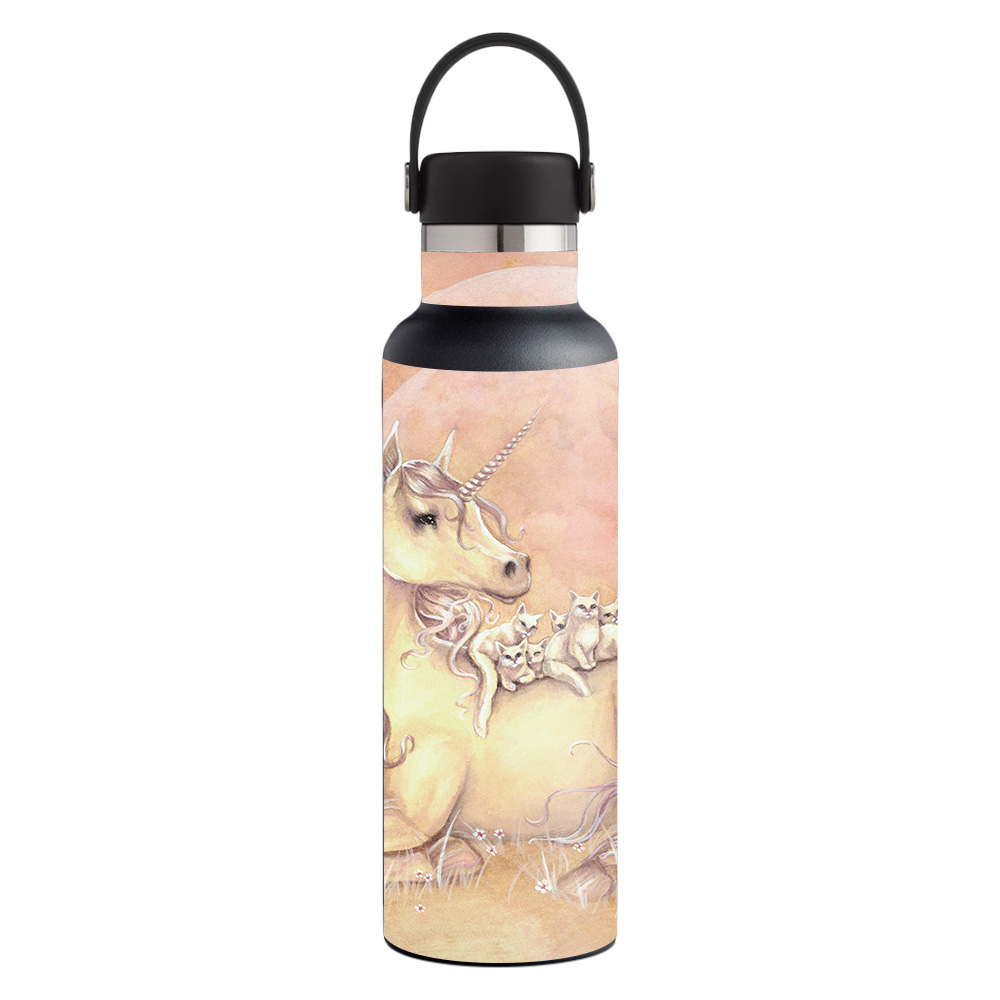 Picture of MightySkins HFST21-Purrfect Friends Skin for Hydro Flask 21 oz Standard Mouth - Purrfect Friends