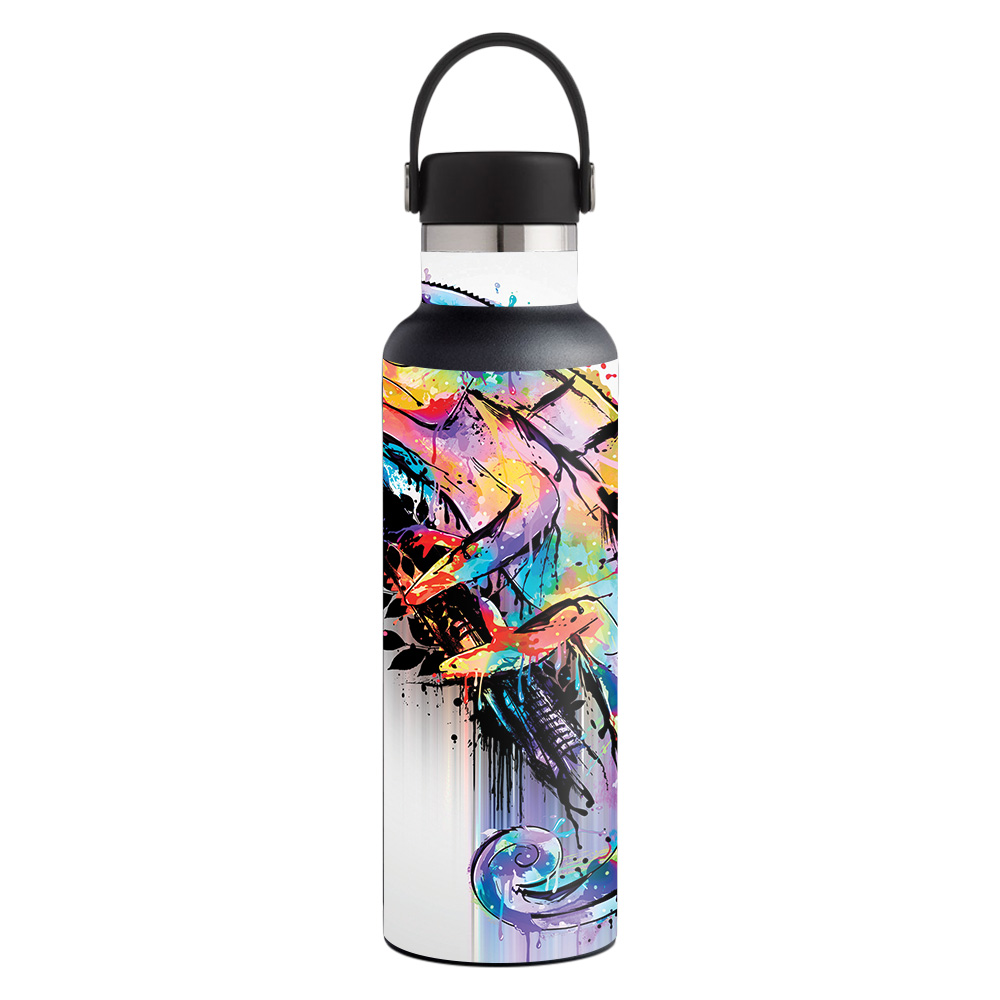 Picture of MightySkins HFST21-Rainbow Chameleon Skin for Hydro Flask 21 oz Standard Mouth - Rainbow Chameleon