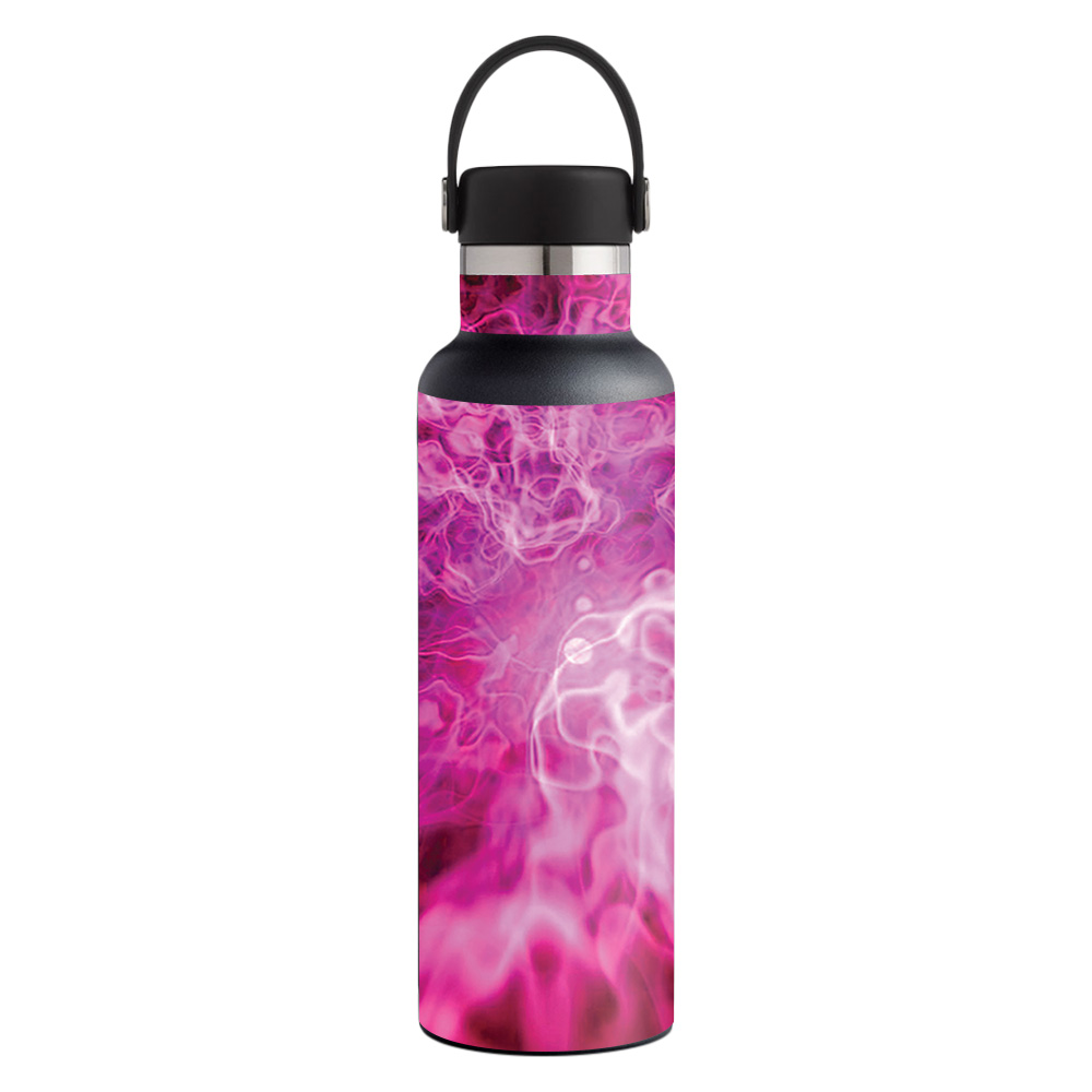 Picture of MightySkins HFST21-Red Mystic Flames Skin for Hydro Flask 21 oz Standard Mouth - Red Mystic Flames