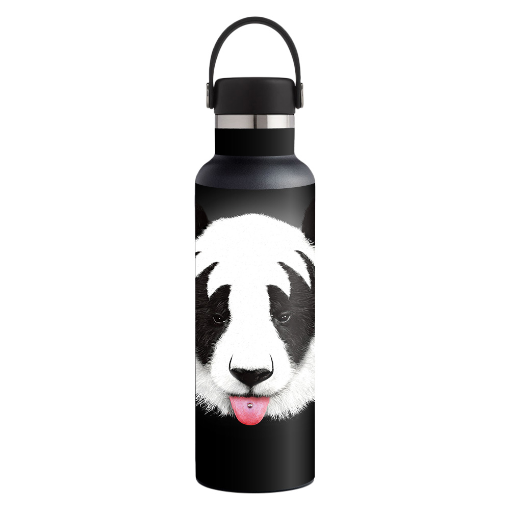 Picture of MightySkins HFST21-Rock N Roll Panda Skin for Hydro Flask 21 oz Standard Mouth - Rock N Roll Panda