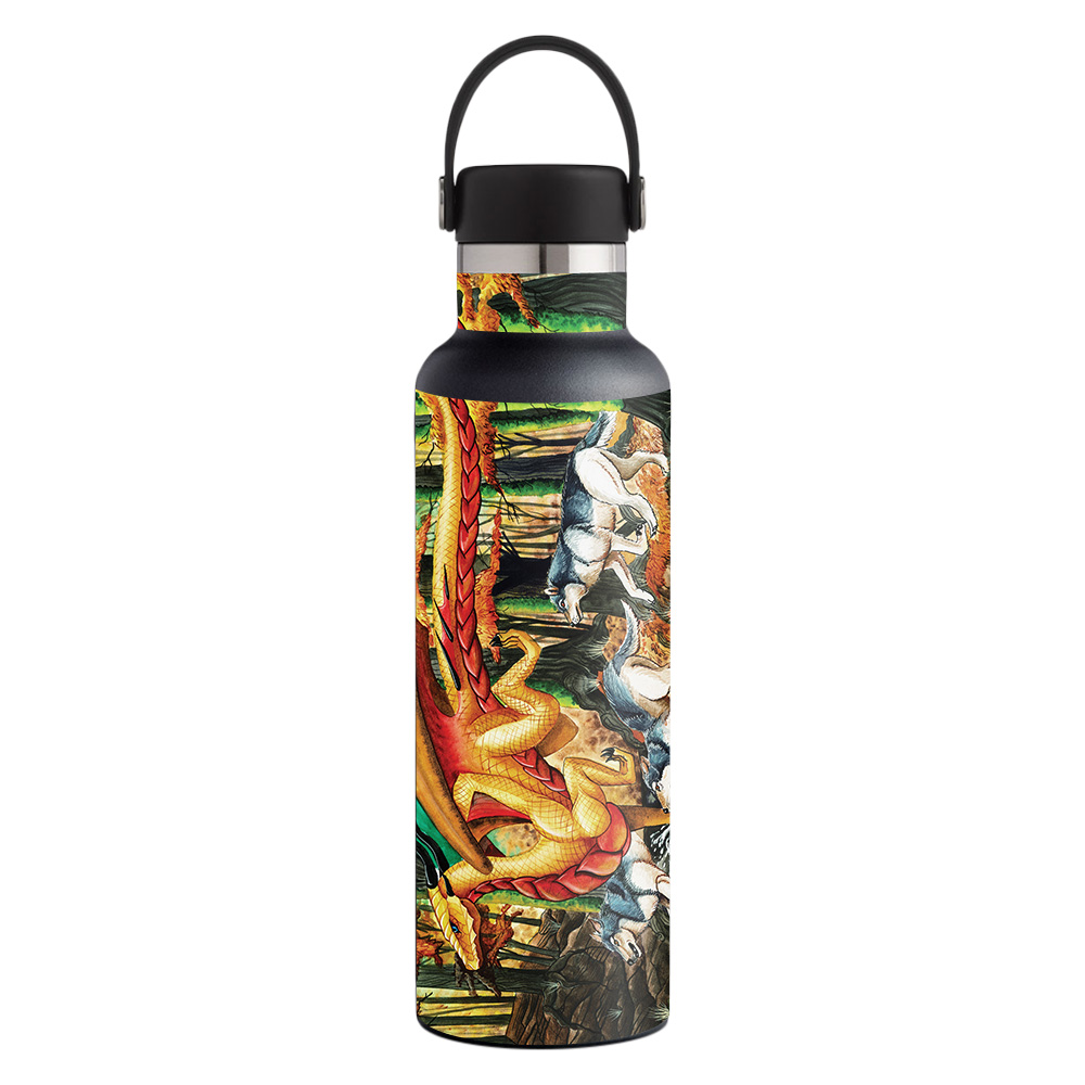 Picture of MightySkins HFST21-Running Free Skin for Hydro Flask 21 oz Standard Mouth - Running Free