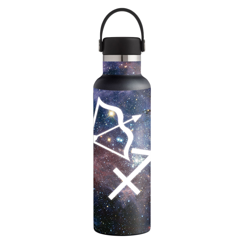 Picture of MightySkins HFST21-Sagittarius Skin for Hydro Flask 21 oz Standard Mouth - Sagittarius
