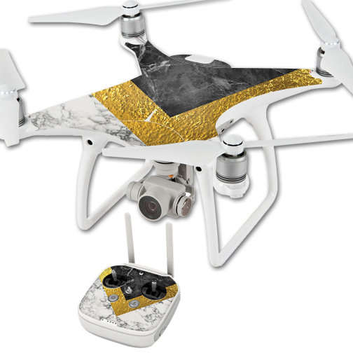 DJPHAN4-Modern Marble Skin for Dji Phantom 4 Quadcopter Drone - Modern Marble -  MightySkins