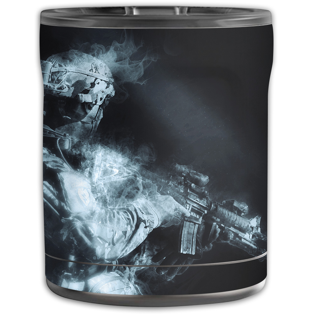 Picture of MightySkins OTEL10-Ghost Of A Soldier Skin for Otterbox Elevation Tumbler 10 oz - Ghost of A Soldier