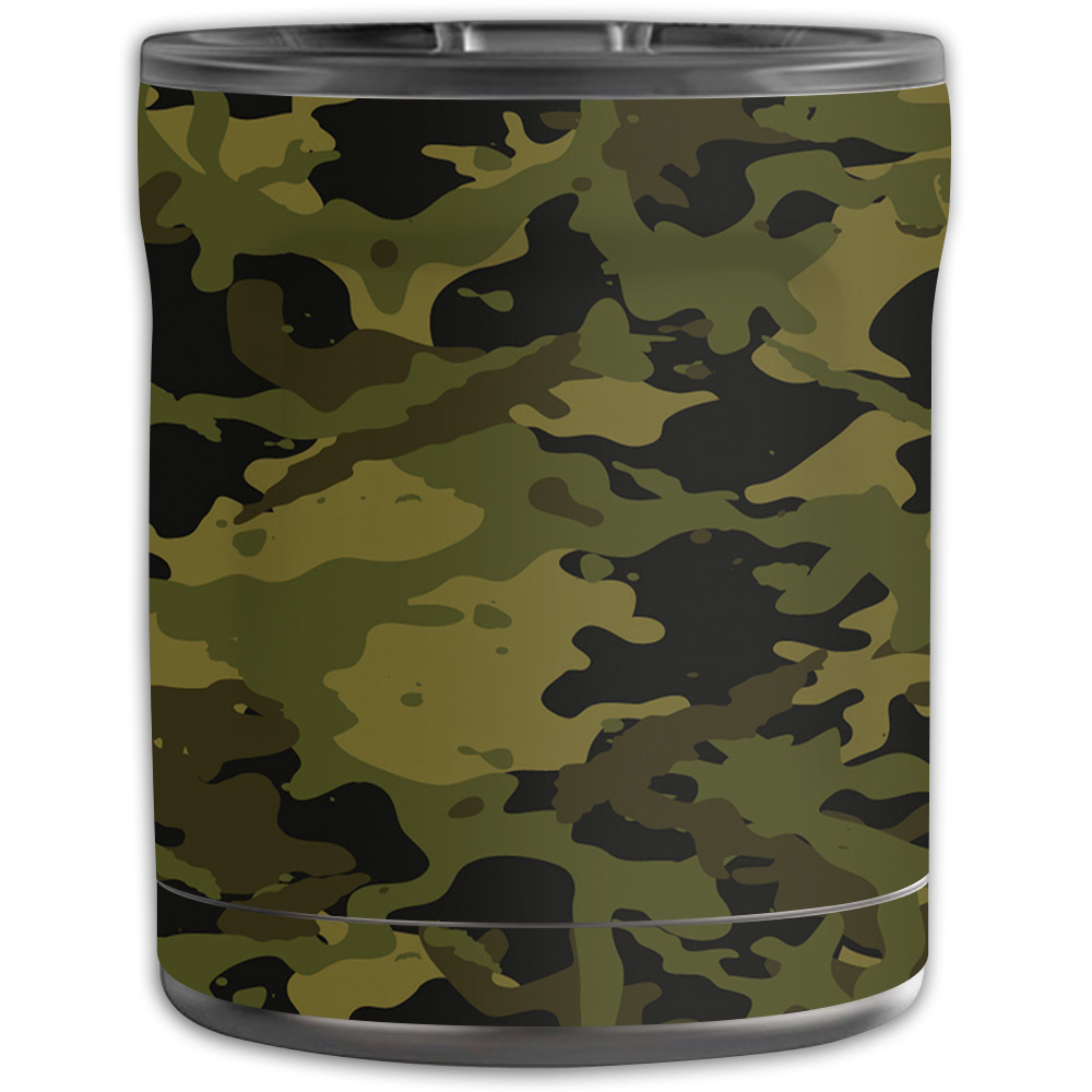 Picture of MightySkins OTEL10-Green Camouflage Skin for Otterbox Elevation Tumbler 10 oz - Green Camouflage