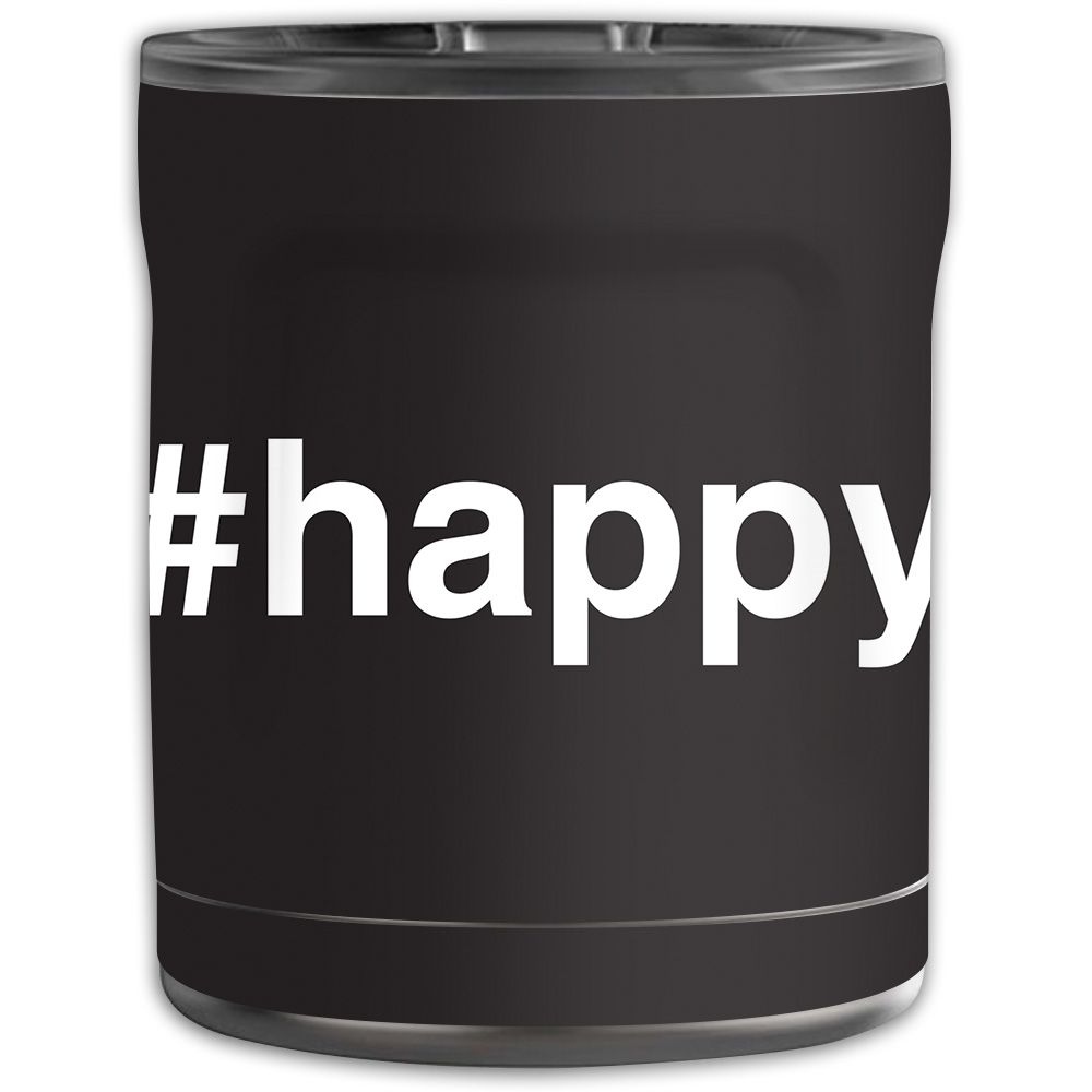Picture of MightySkins OTEL10-Happy Skin for Otterbox Elevation Tumbler 10 oz - Happy