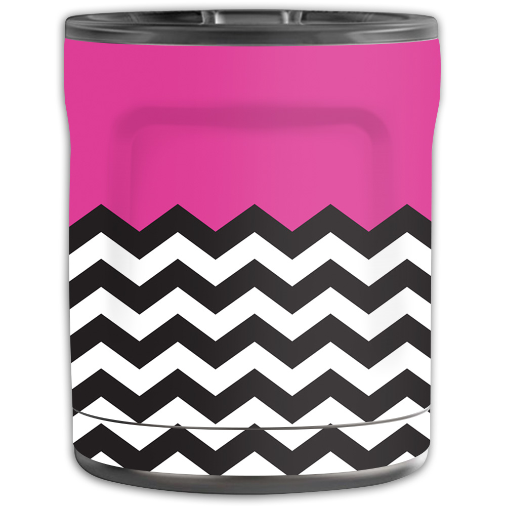 Picture of MightySkins OTEL10-Hot Pink Chevron Skin for Otterbox Elevation Tumbler 10 oz - Hot Pink Chevron