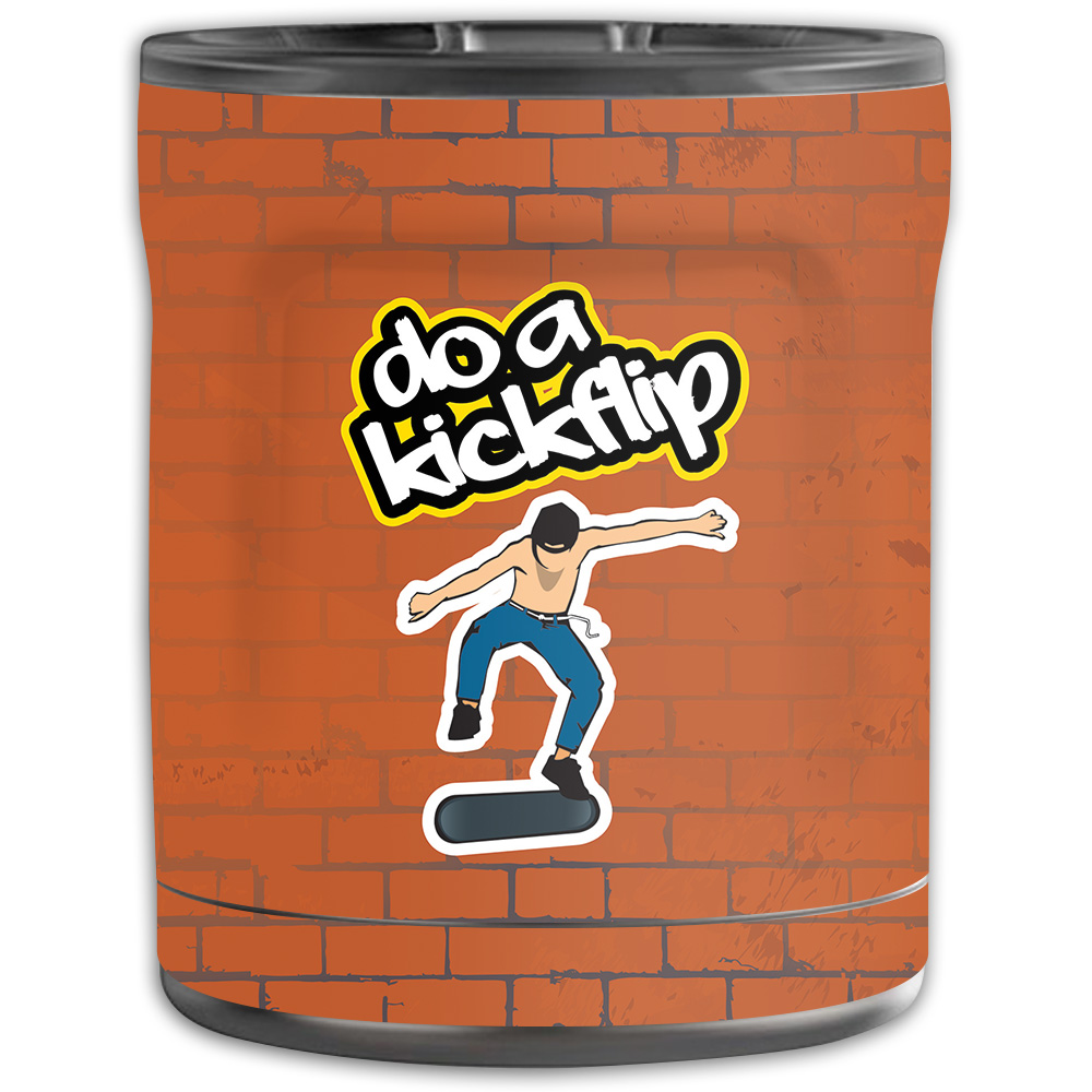 Picture of MightySkins OTEL10-Kickflip Skin for Otterbox Elevation Tumbler 10 oz - Kickflip
