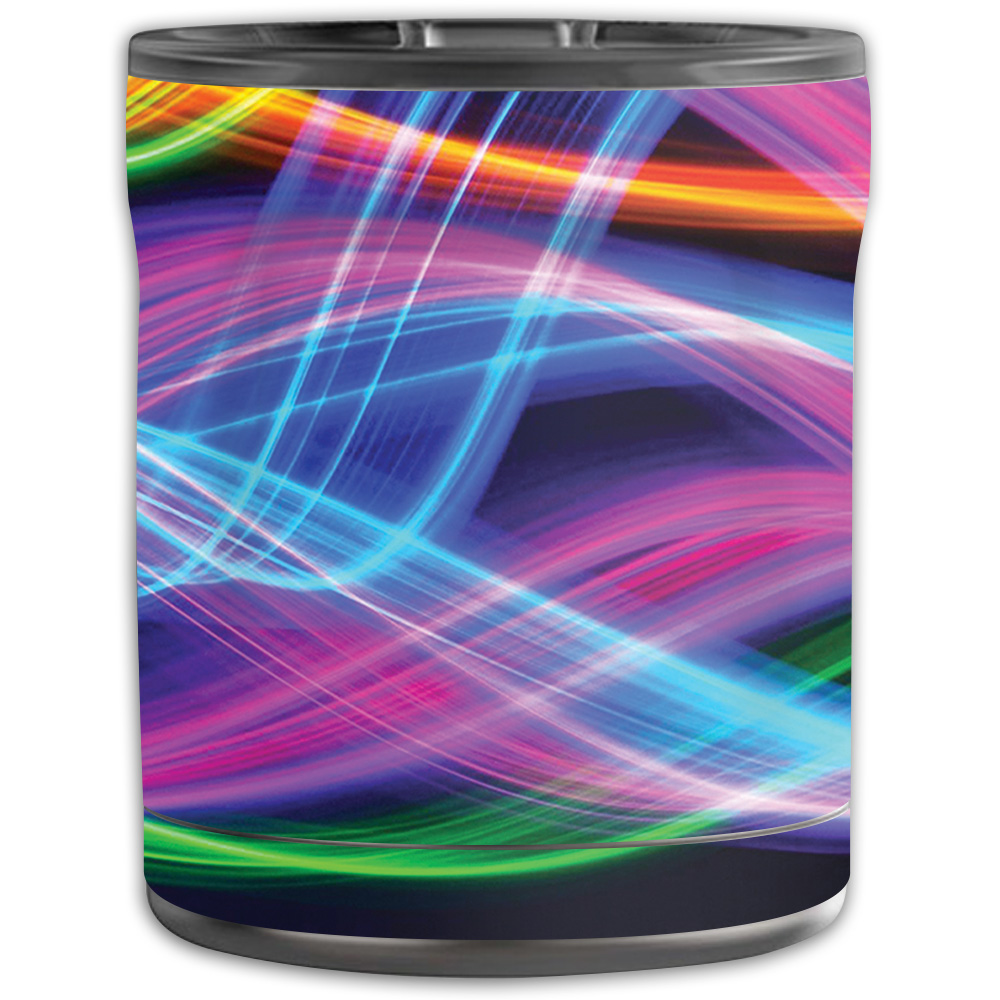 Picture of MightySkins OTEL10-Light Waves Skin for Otterbox Elevation Tumbler 10 oz - Light Waves