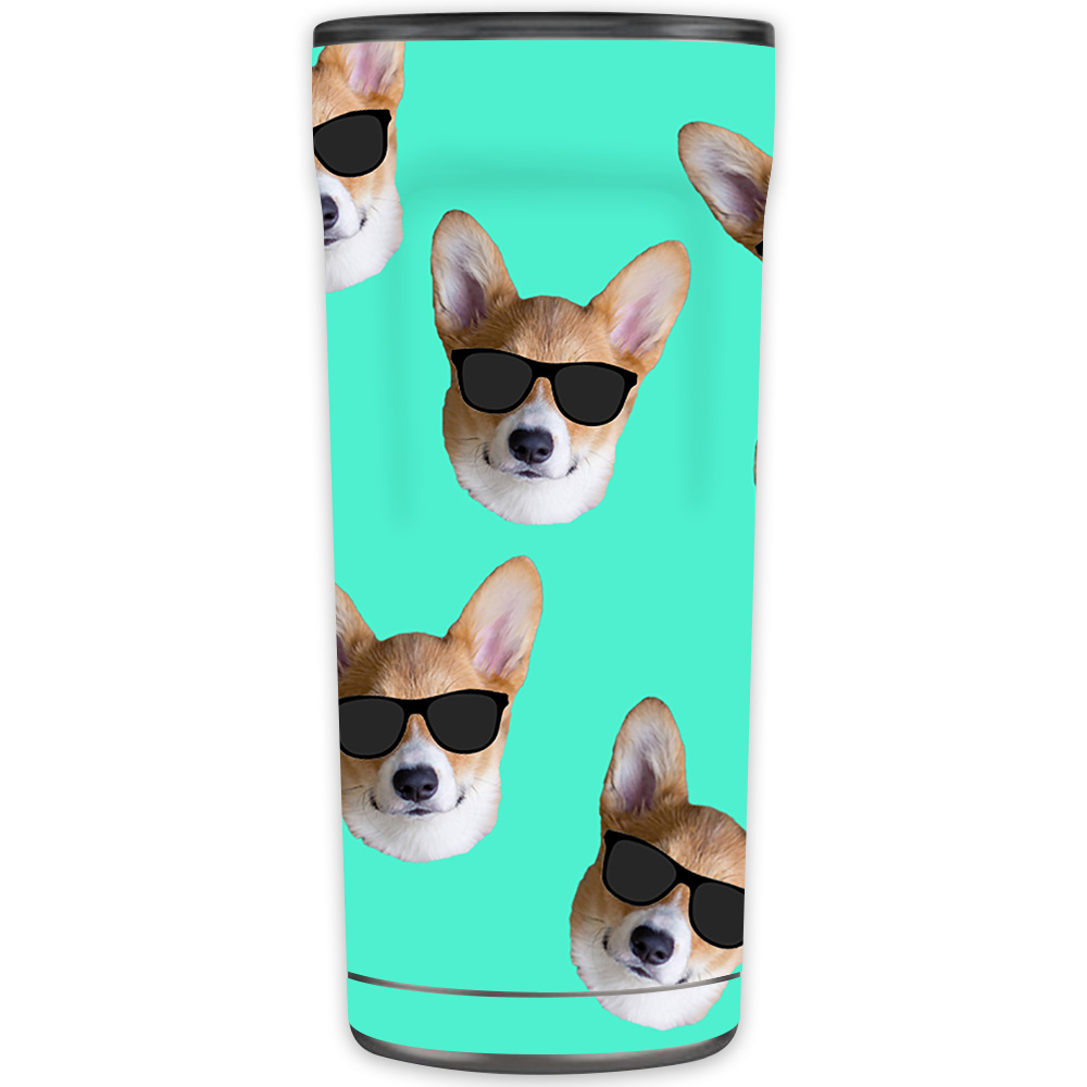 Picture of MightySkins OTEL20-Cool Corgi Skin for Otterbox Elevation Tumbler 20 oz - Cool Corgi