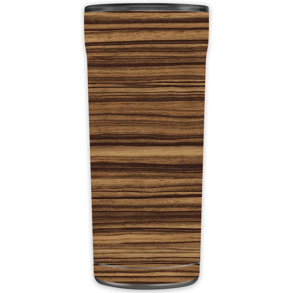 Picture of MightySkins OTEL20-Dark Zebra Wood Skin for Otterbox Elevation Tumbler 20 oz - Dark Zebra Wood