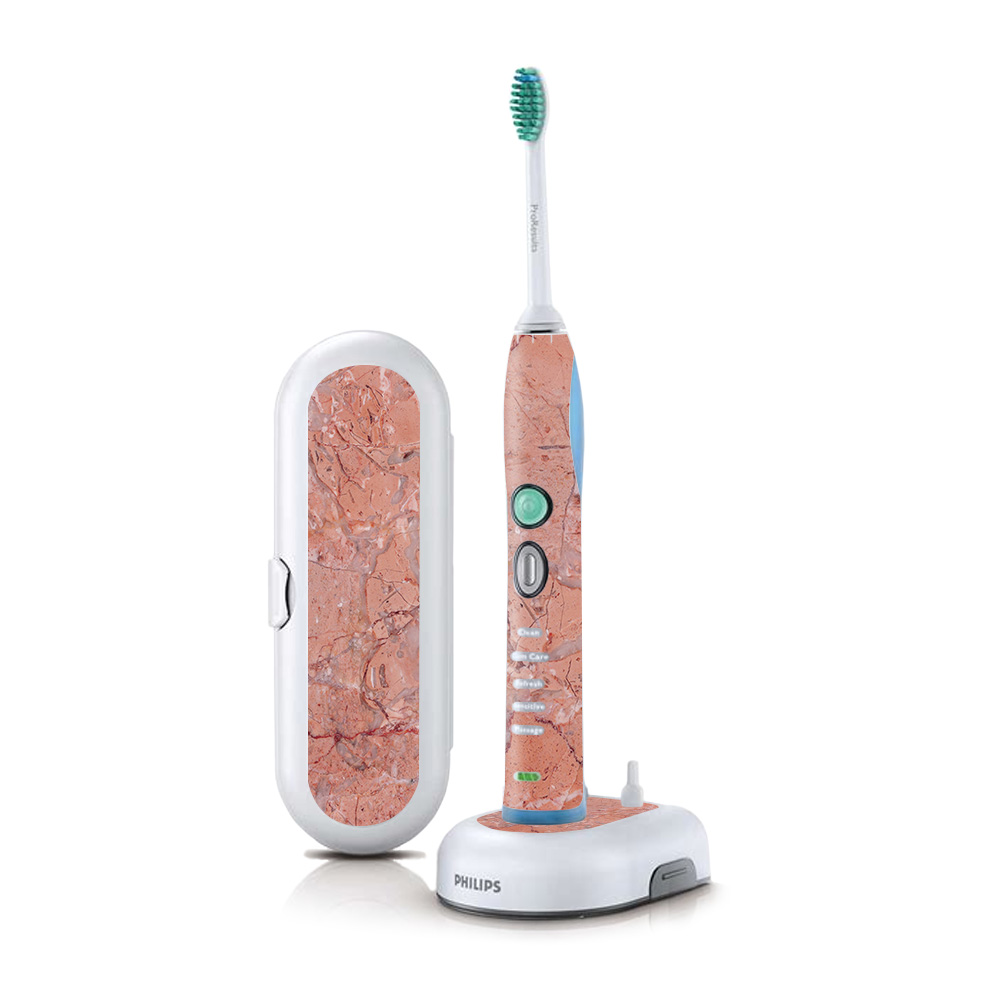 PHSOFX7-Pink Marble Skin for Philips Sonicare 7 Series Flexcare Plus Rechargeable - Pink Marble -  MightySkins