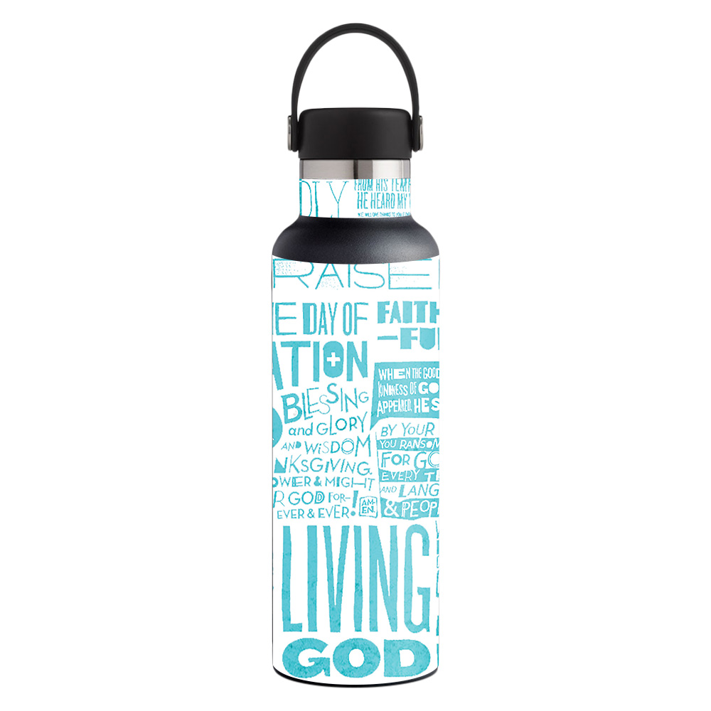 Picture of MightySkins HFST21-Faith Skin for Hydro Flask 21 oz Standard Mouth - Faith