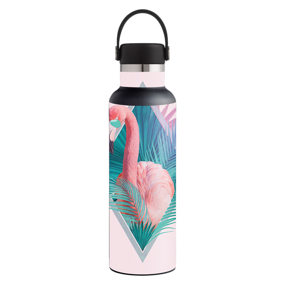 Picture of MightySkins HFST21-Flamingo Vice Skin for Hydro Flask 21 oz Standard Mouth - Flamingo Vice