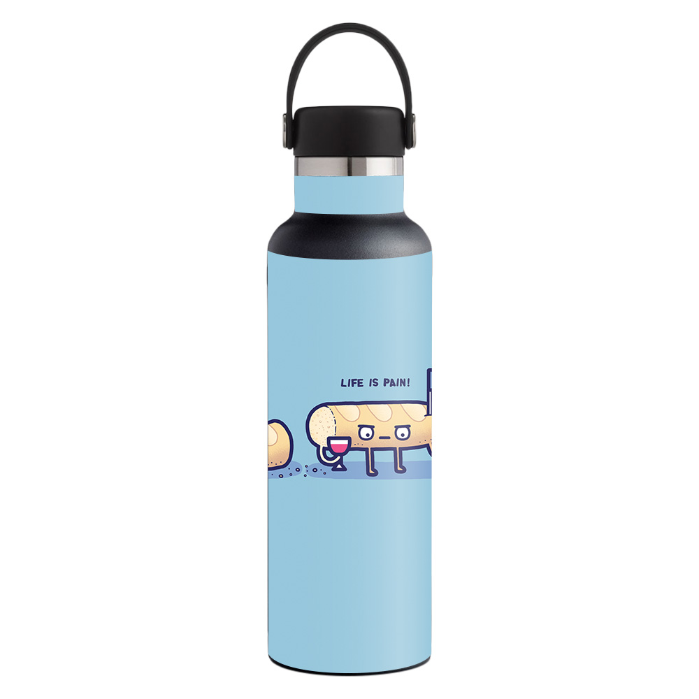 Picture of MightySkins HFST21-French Bread Skin for Hydro Flask 21 oz Standard Mouth - French Bread