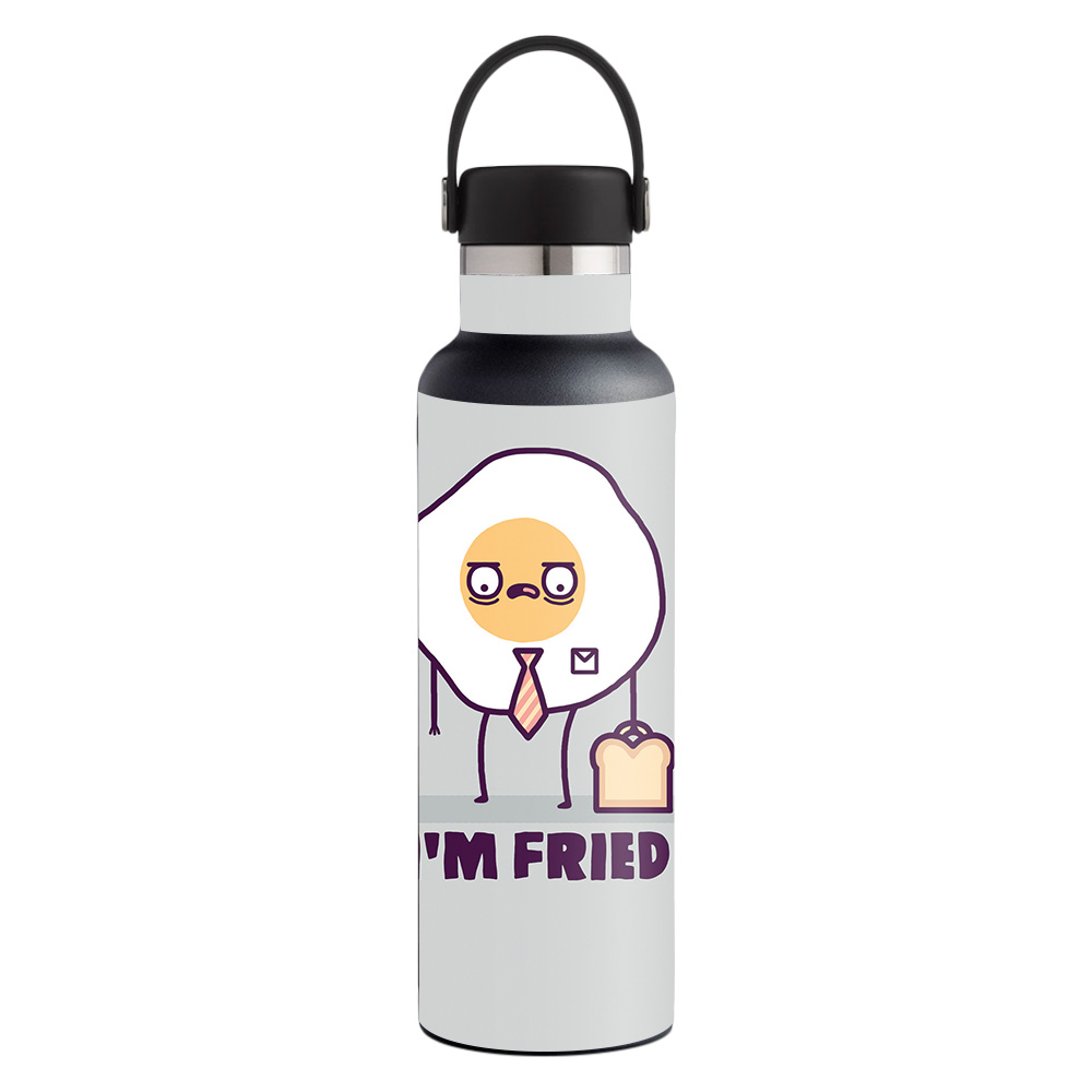 Picture of MightySkins HFST21-Fried Skin for Hydro Flask 21 oz Standard Mouth - Fried