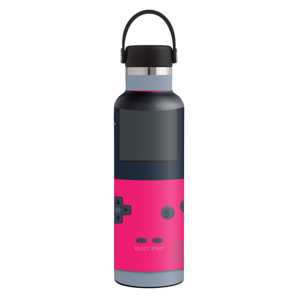 Picture of MightySkins HFST21-Game Kid Pink Skin for Hydro Flask 21 oz Standard Mouth - Game Kid Pink