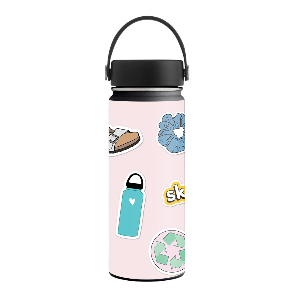 Picture of MightySkins HFWI18-VSCO1 Skin for 18 oz Wide Mouth - Vsco Girl