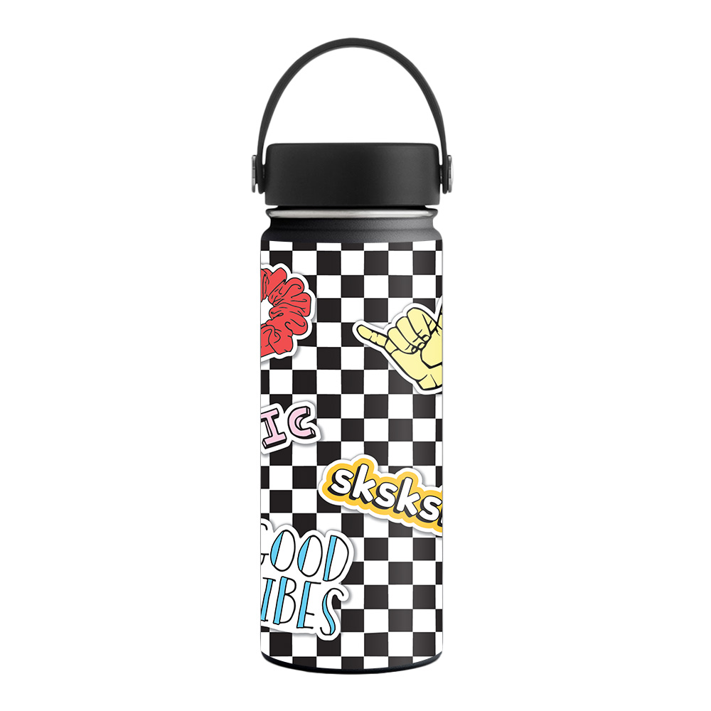 Picture of MightySkins HFWI18-VSCO7 Skin for 18 oz Wide Mouth - Vsco Girl